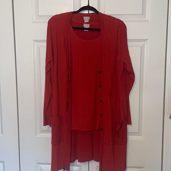 Chicos 2- piece tank and jacket - Picture 1 of 10